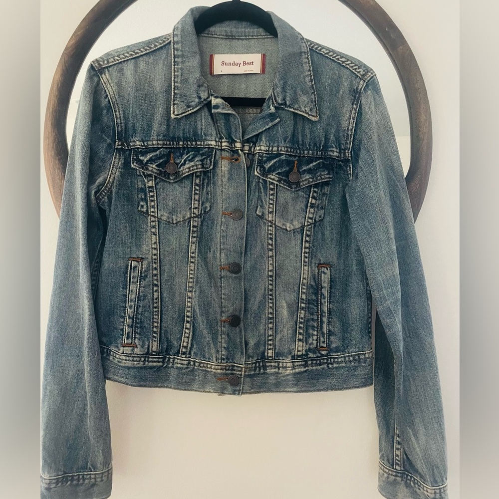 Sunday Best Faded Blue Denim Jacket
